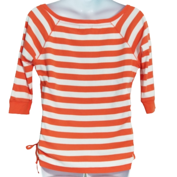 Lauren by Ralph Lauren Striped Boatneck Top Sz XL - Picture 2 of 11